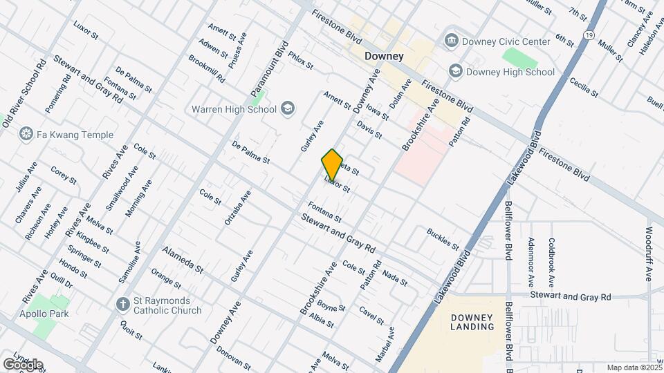 8322 Luxor St Map and Location Details