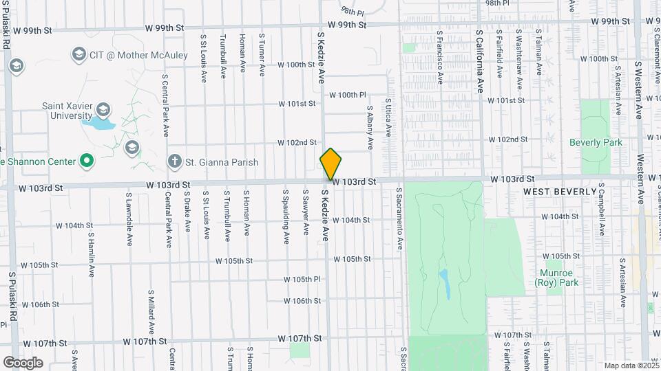 10301 S Kedzie Ave Map and Location Details