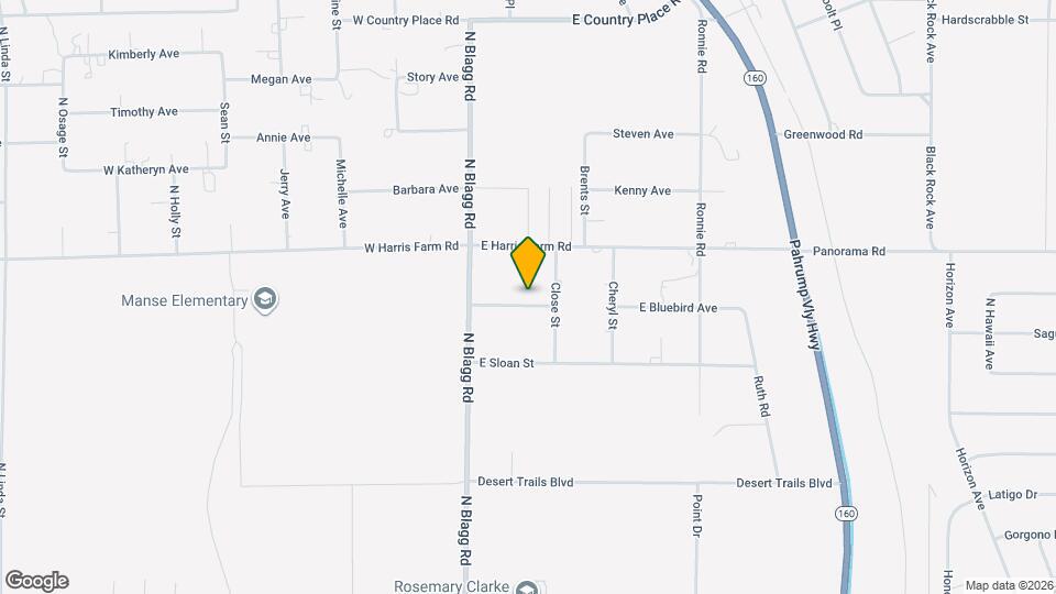 110 E Bluebird Ave Map and Location Details