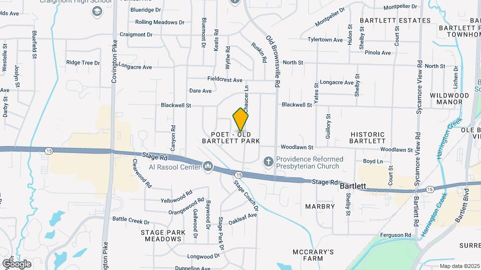3021 Chaucer Ln Map and Location Details
