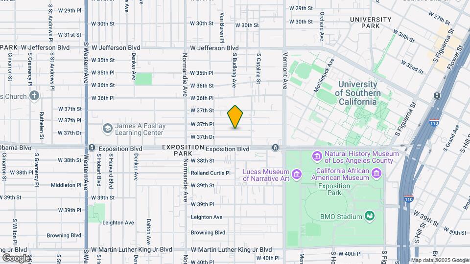 1245-1247 W 37th Dr Map and Location Details
