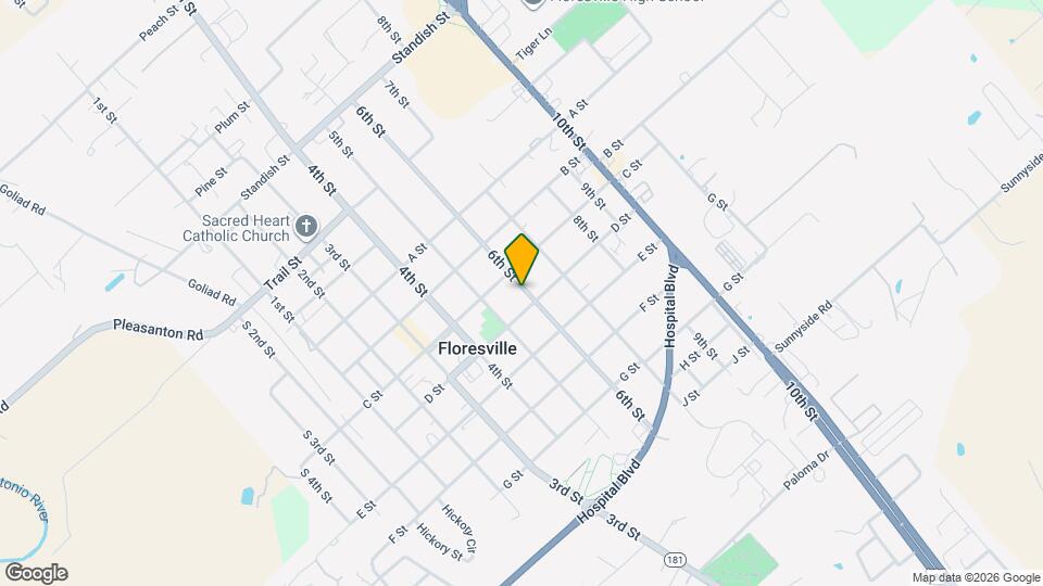 1407 6th St Map and Location Details