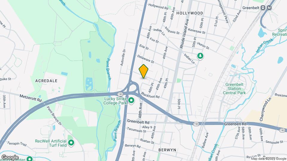 4749 Cherokee St Map and Location Details