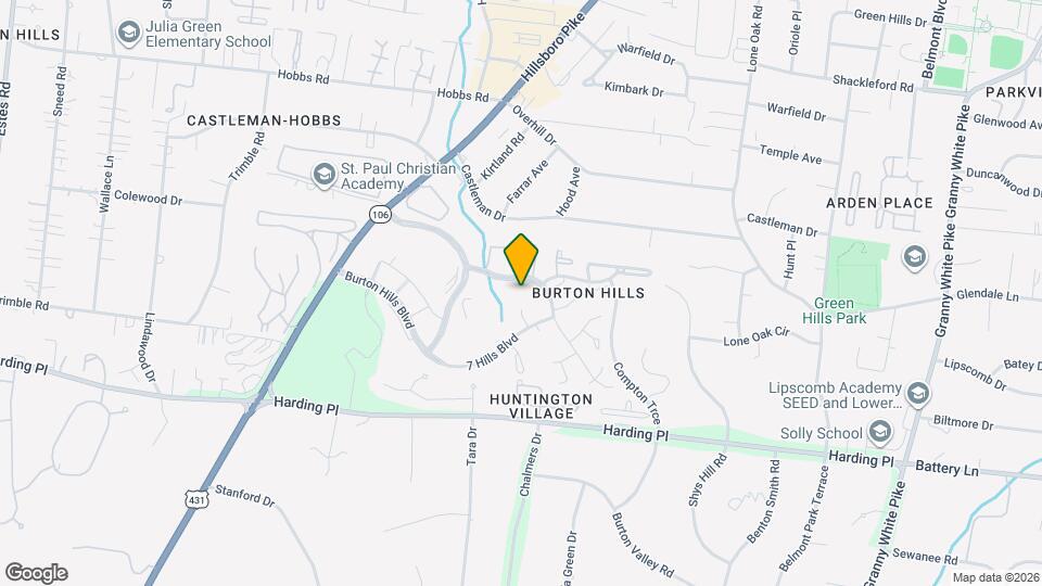 214 Boxmere Pl Map and Location Details