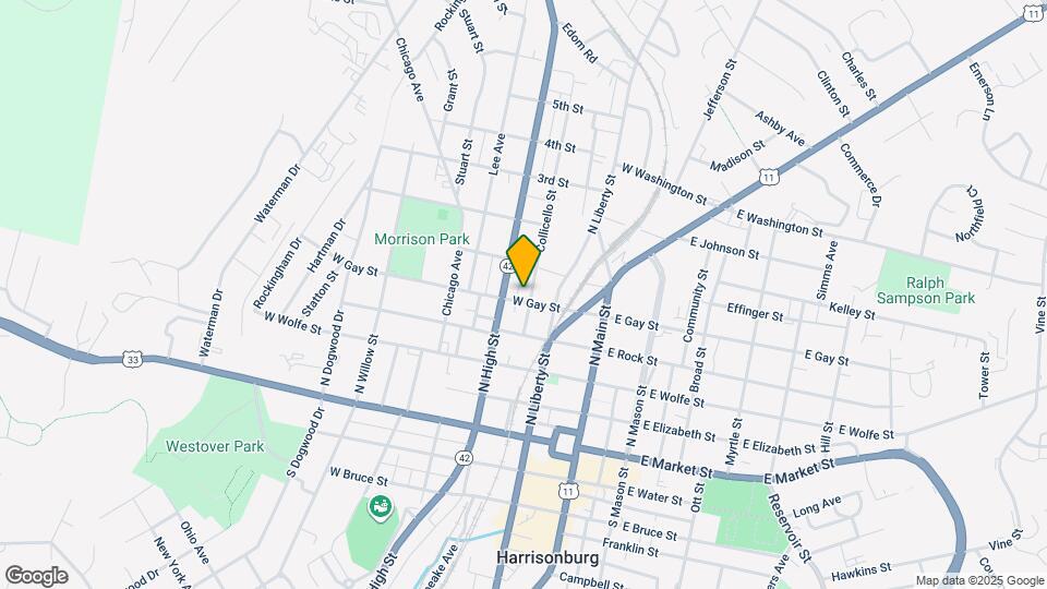 407 Collicello St, Unit 407B Collicello Street Map and Location Details