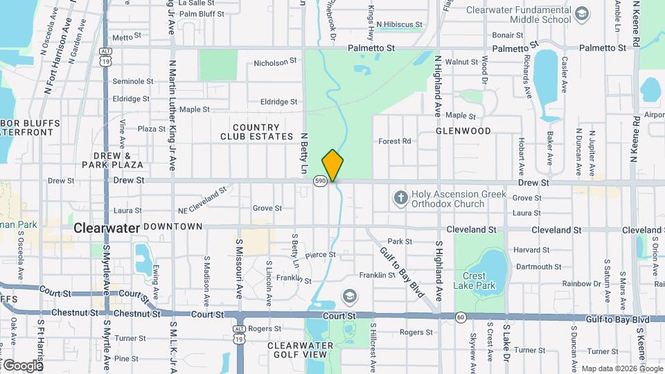 1345 Drew St Mapa y Detalles de la Ubicación