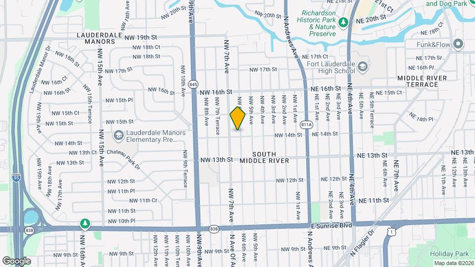 1405 NW 6th Ave Mapa y Detalles de la Ubicación