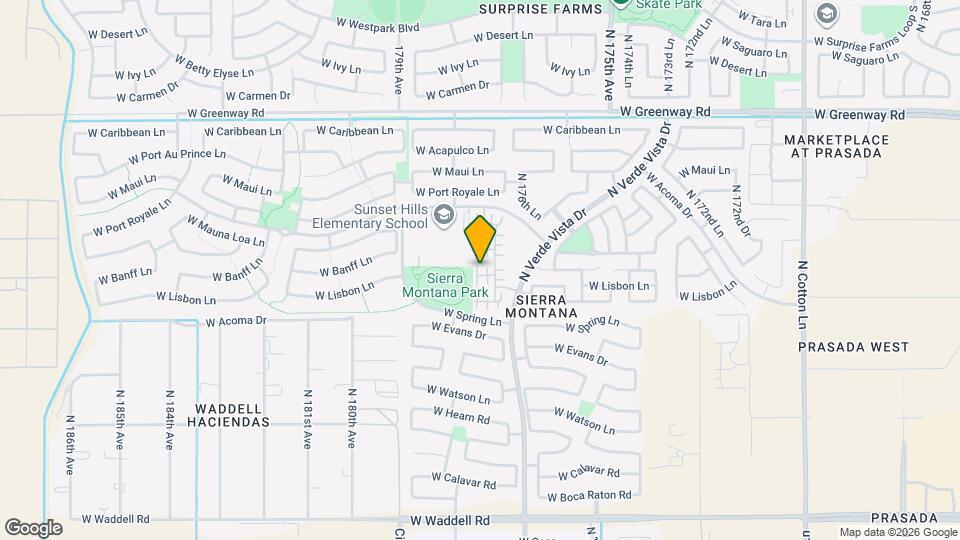 17746 W Banff Ln, Unit 1208 Map and Location Details