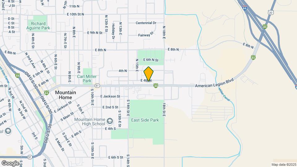 1650 American Legion Blvd Map and Location Details