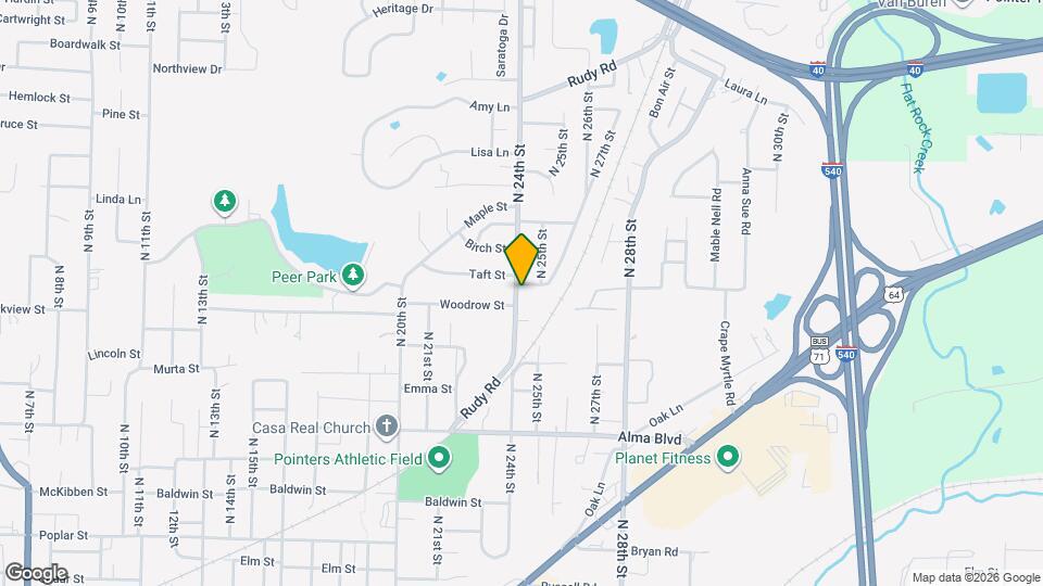 2402 Taft St Map and Location Details