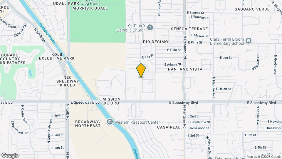 1239 N Tracy Ave Map and Location Details