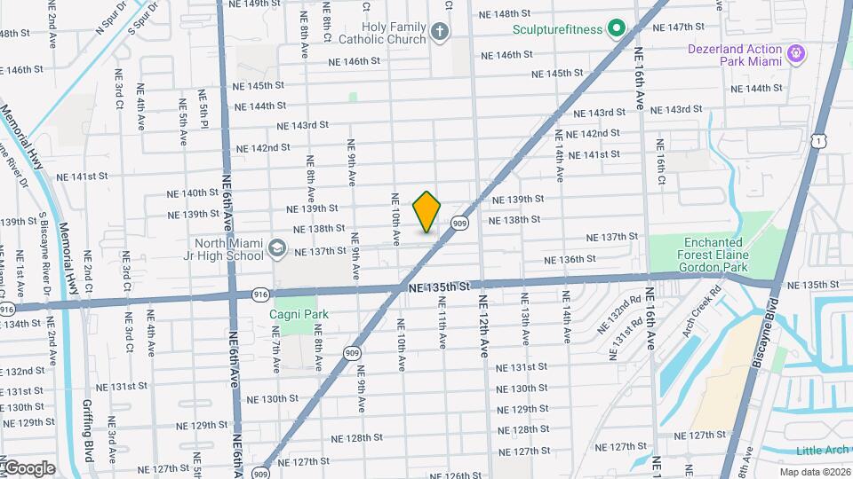1061 NE 137th St Map and Location Details