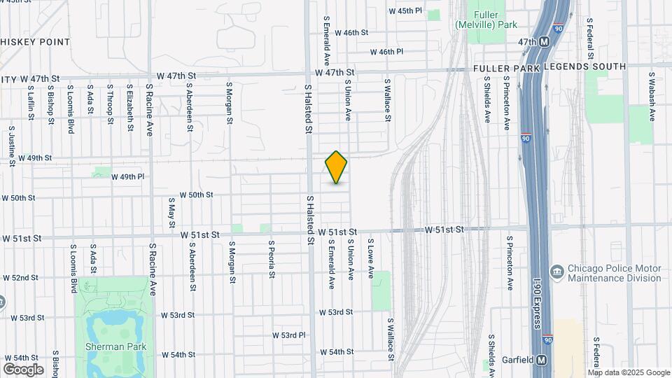 716 W 50th St Map and Location Details