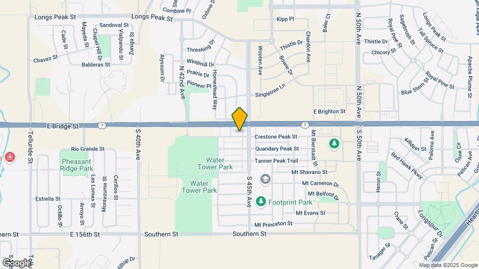 4457 Crestone Peak St Map and Location Details