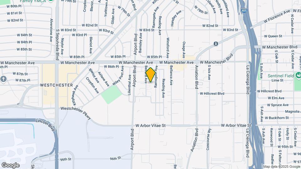 8740 Belford Ave Map and Location Details