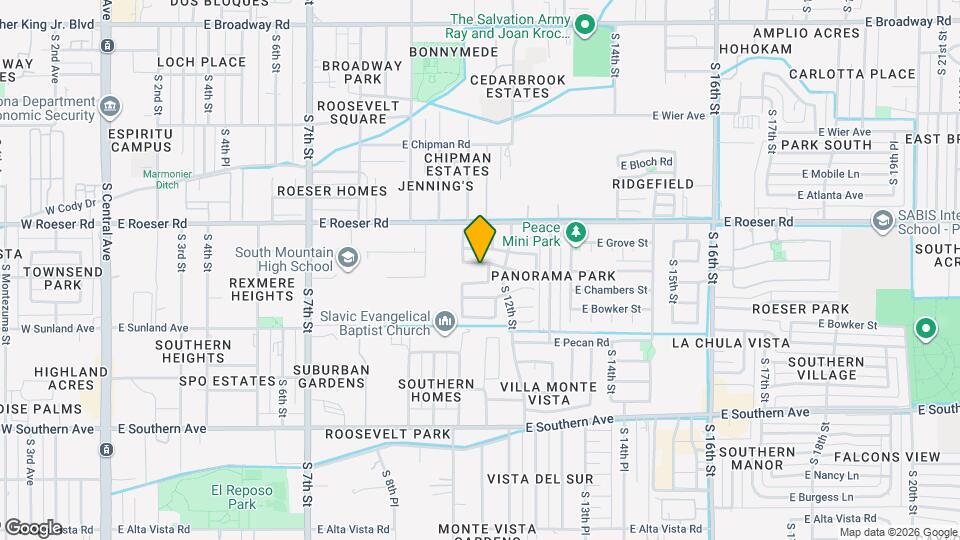 1019 E Chambers St Map and Location Details