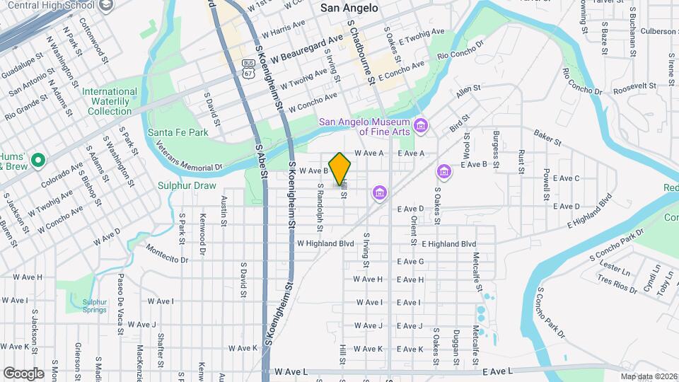 209 W Ave C Mapa y Detalles de la Ubicación