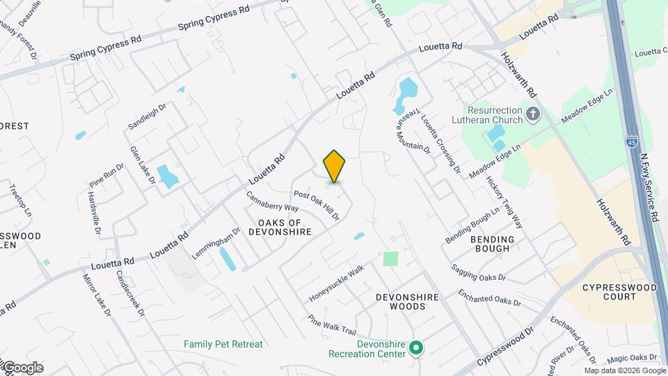 2407 Spanish Oak Hill Ct Map and Location Details