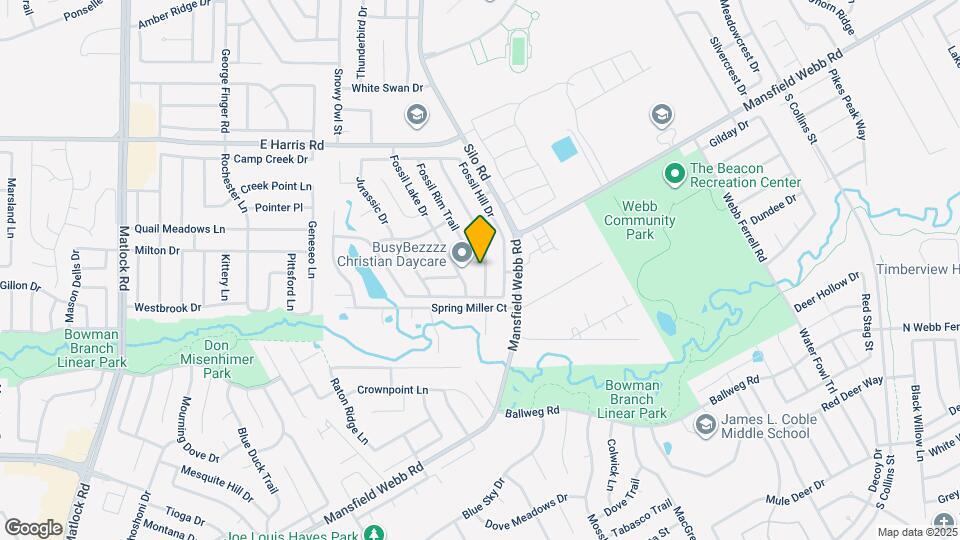 7500 Fossil Garden Dr Map and Location Details