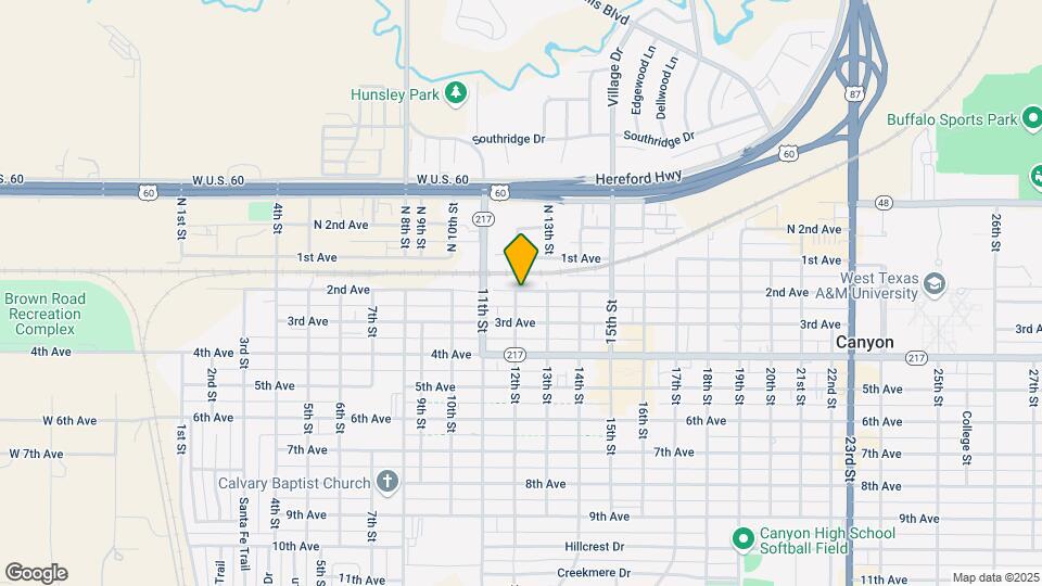 1210 2nd Ave, Unit B Map and Location Details
