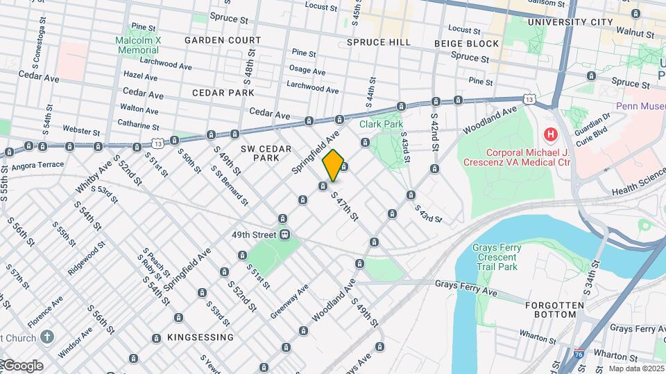 1103 S 47th St Map and Location Details