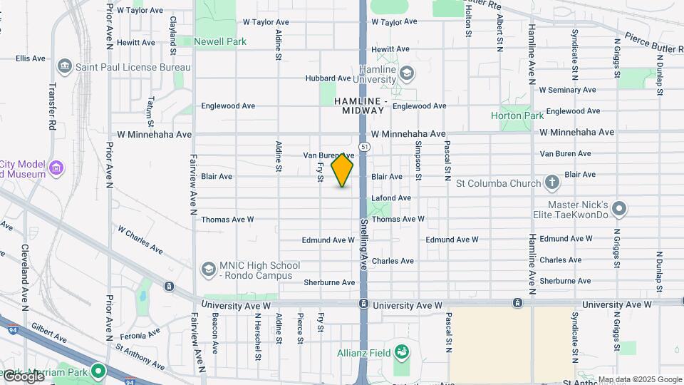 1609 Lafond Ave Map and Location Details