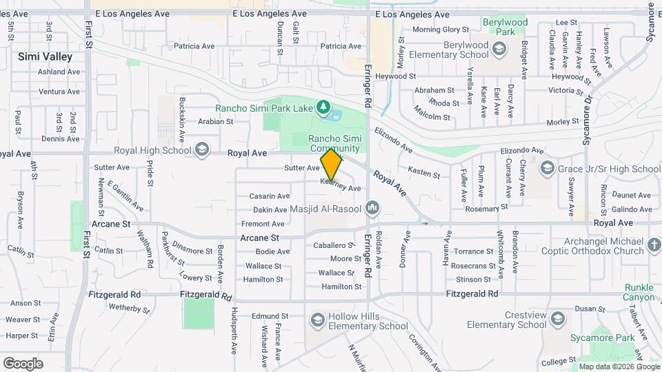 1806 Kearney Ave, Unit Kearney ADU Map and Location Details