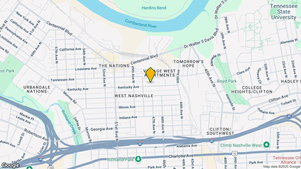 4702 Kentucky Ave Map and Location Details