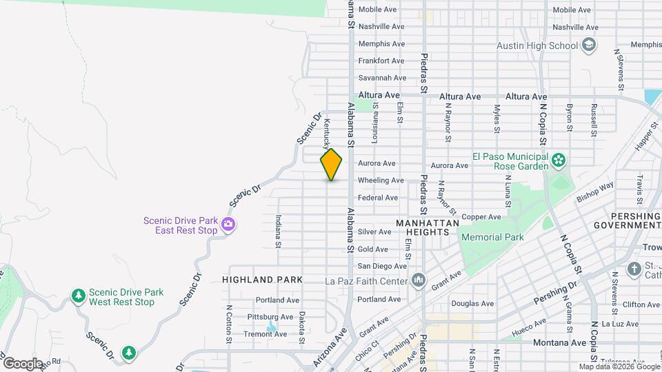 1814 Kentucky St Map and Location Details