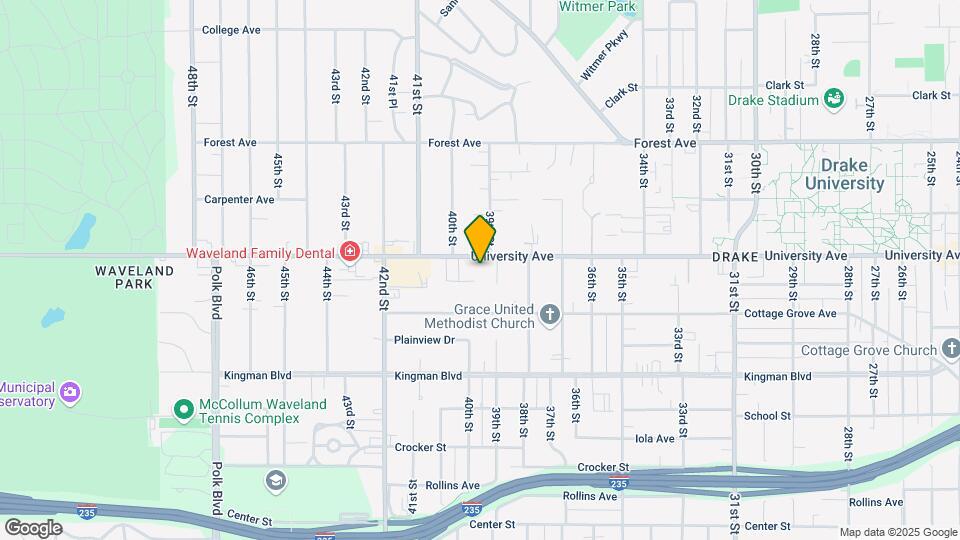 3910 University Ave Map and Location Details