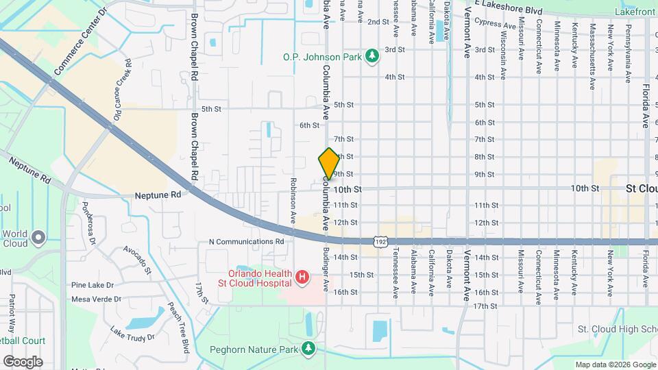 919 Columbia Ave Map and Location Details