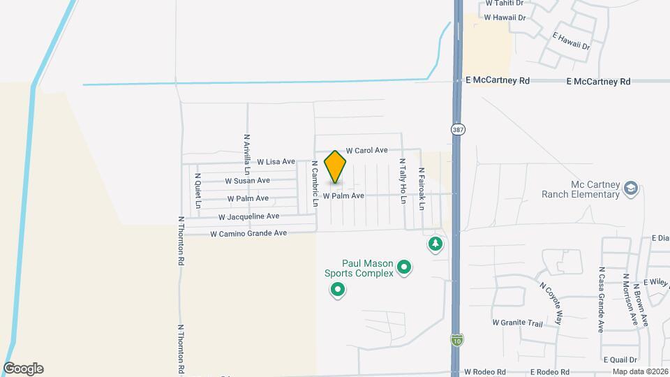 5811 N Fuchsia St Map and Location Details