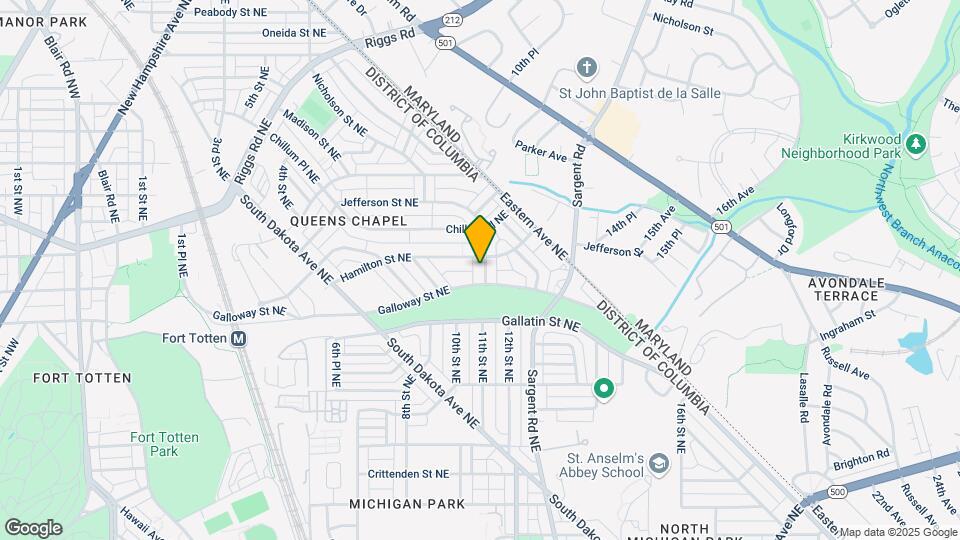 5108 11th St NE Map and Location Details
