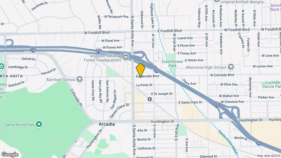22-26 E Colorado Blvd Map and Location Details