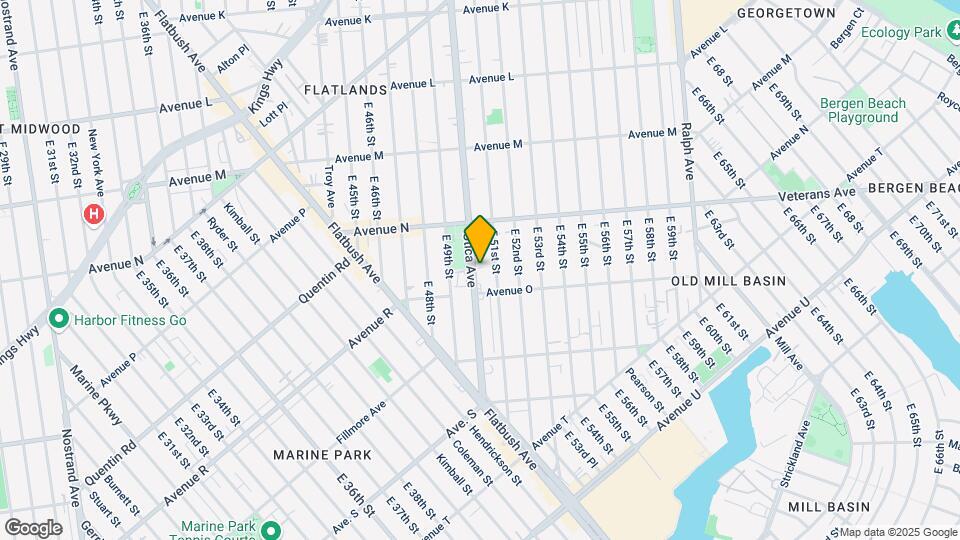 2223-2231-2231 Utica Ave Mapa y Detalles de la Ubicación