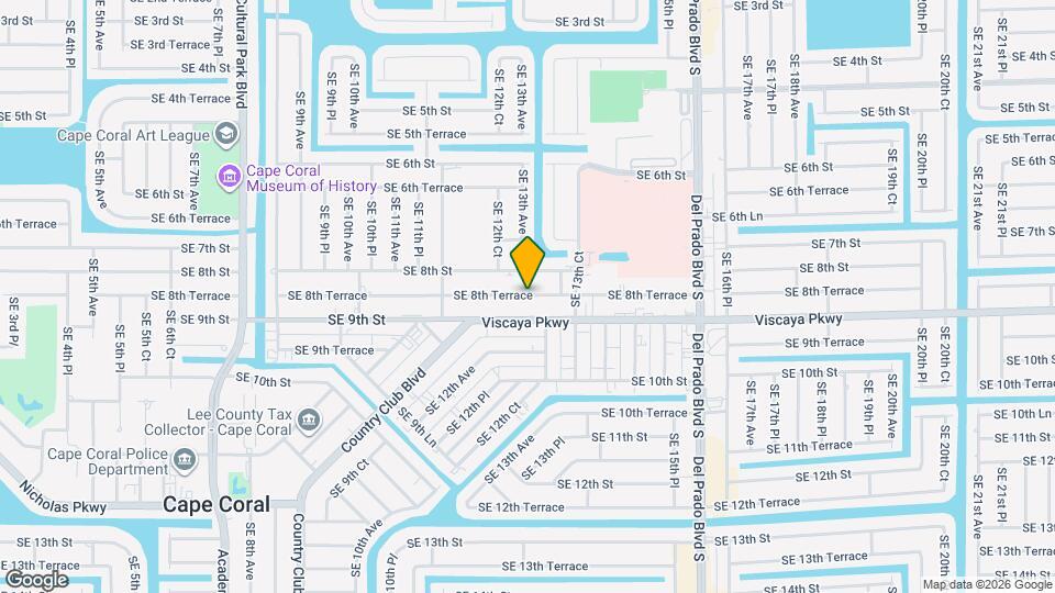 1252 SE 8th Terrace Map and Location Details