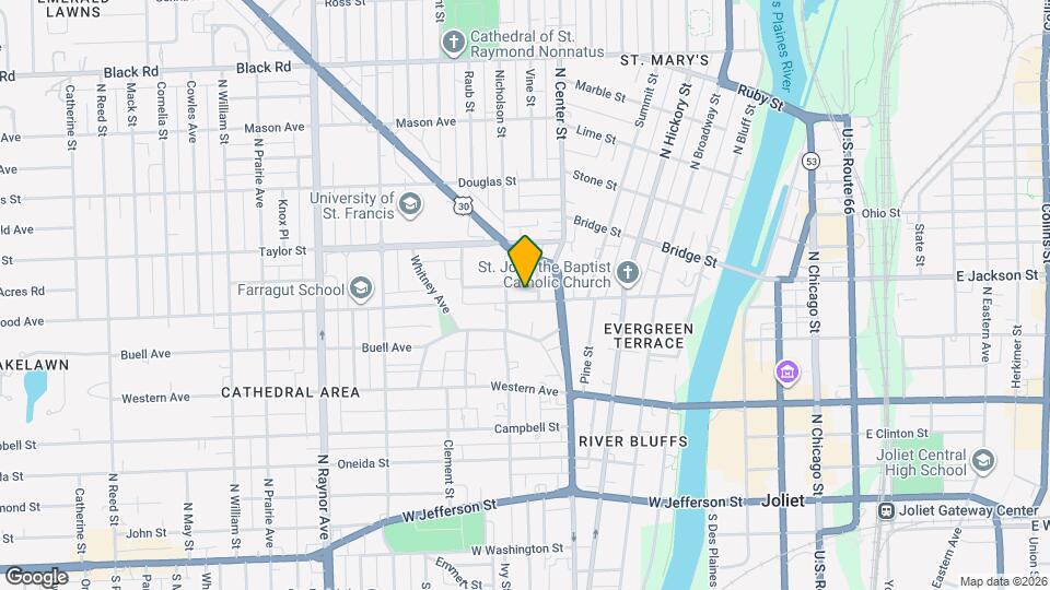 425 W Division St Map and Location Details