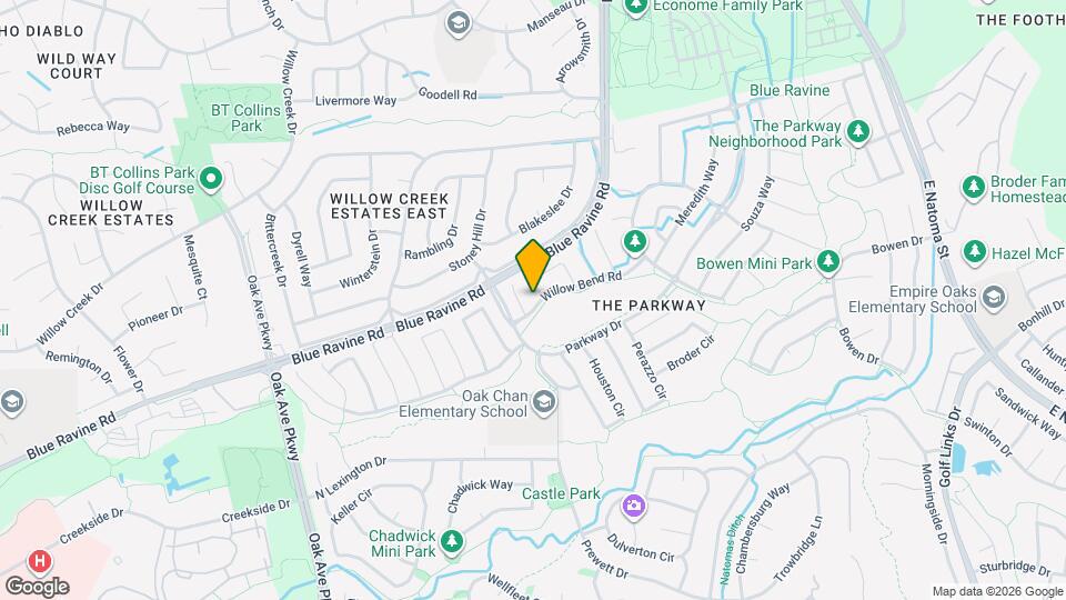 1464 Willow Bend Rd Map and Location Details