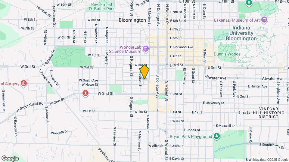 421 S Madison St, Unit 421 S Madison Map and Location Details