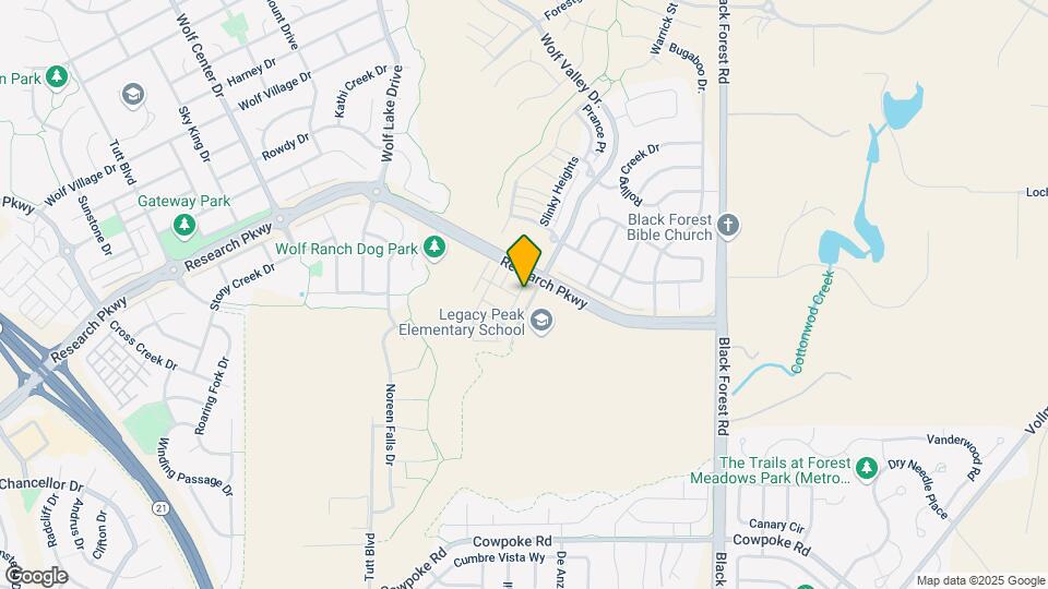 8756 Wolf Valley Dr. Map and Location Details