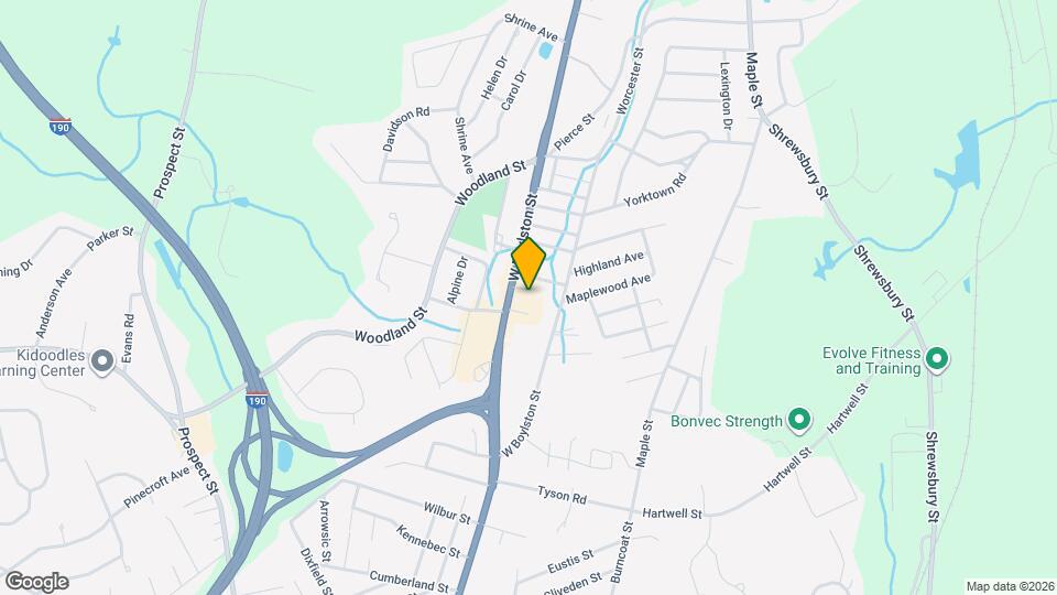 Dillon Heights Senior Adult Apartments and Nearby West Boylston