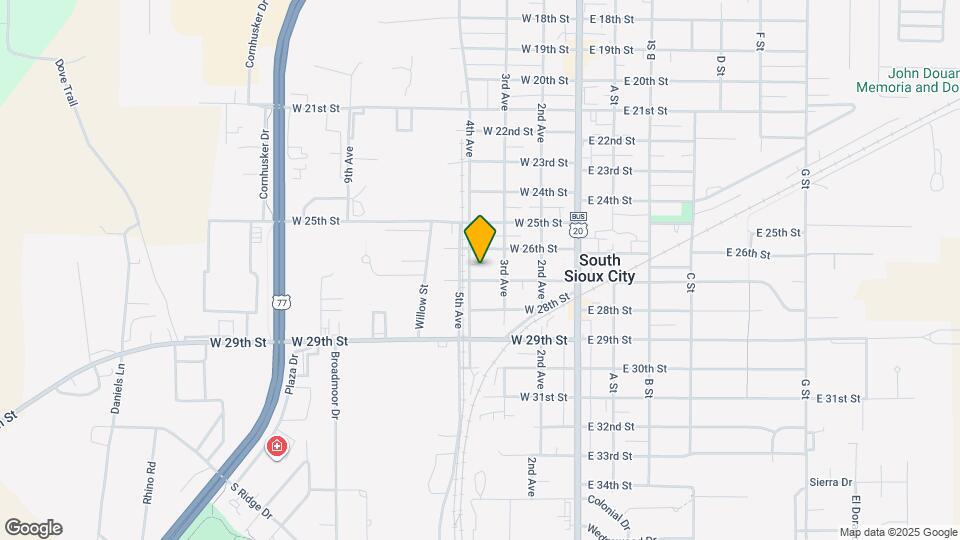 419 W 27th St Map and Location Details