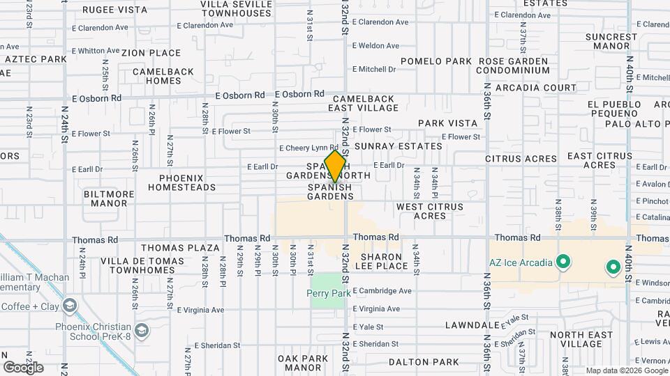 3022 N 32nd St Map and Location Details