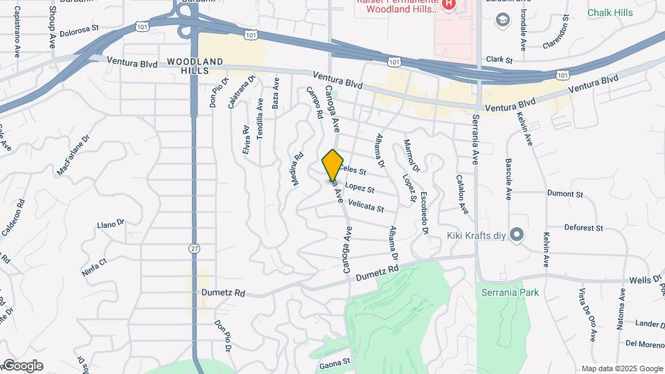 5125 Canoga Ave Map and Location Details