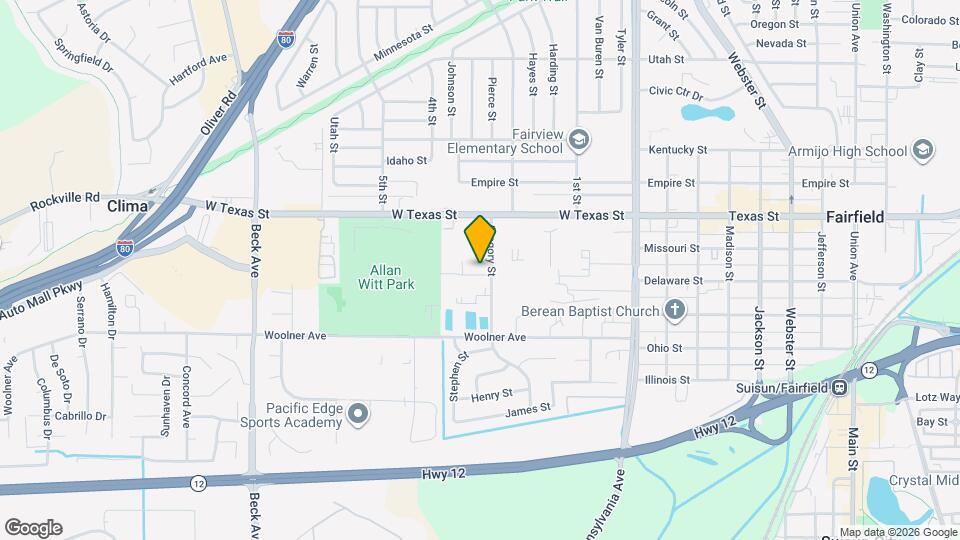 1600 Park Ln, Unit 5 Map and Location Details