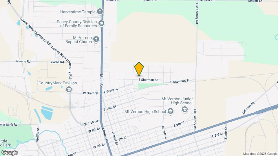 621 E Sherman St Map and Location Details