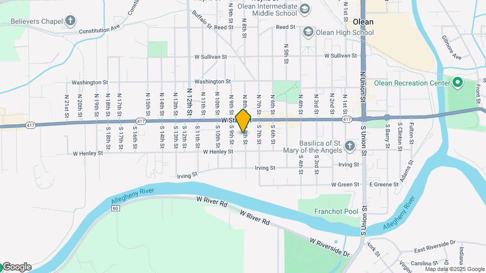 118 S 8th St Map and Location Details