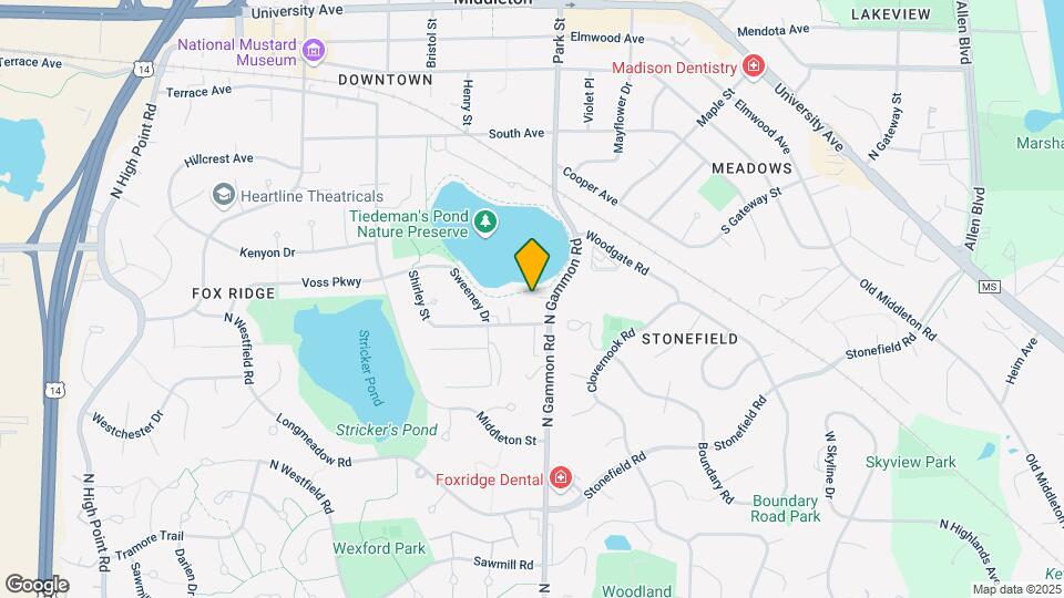 1312-1316 North Gammon Rd Map and Location Details