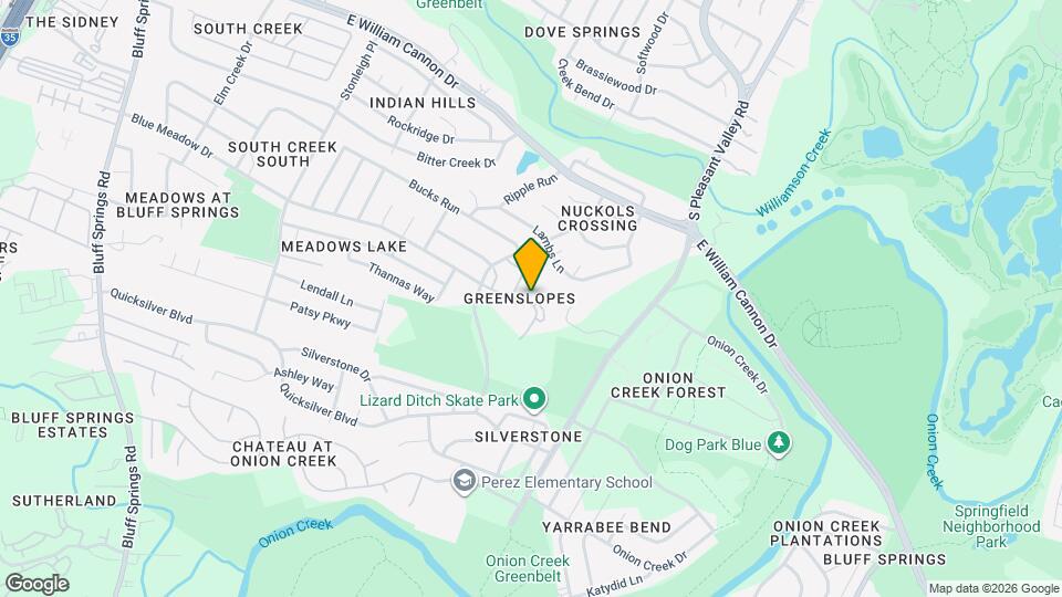 4814 Misty Slope Ln Map and Location Details