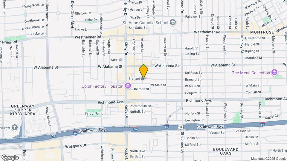 2327 Branard St Map and Location Details